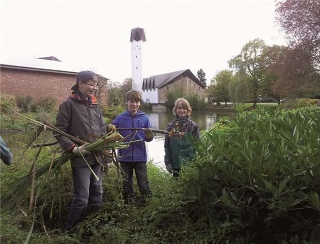 Der Weiher ist das „Patenkind“ des HVV.privat