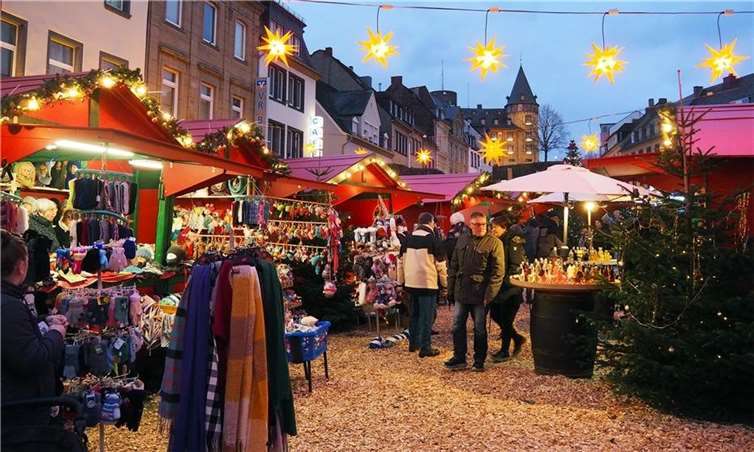 Der Weihnachtsmarkt in Mayen. Foto: BS