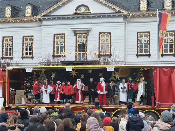 Der Weihnachtstruck in Sinzig. Foto: privat