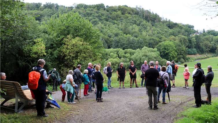 Der Westerwald-Verein Buchfinkenland erkundet bei Wanderungen regelmäßig den südlichsten Westerwald – hier vor wenigen Wochen im Gelbachtal.  Foto: WWV/Uli Schmidt