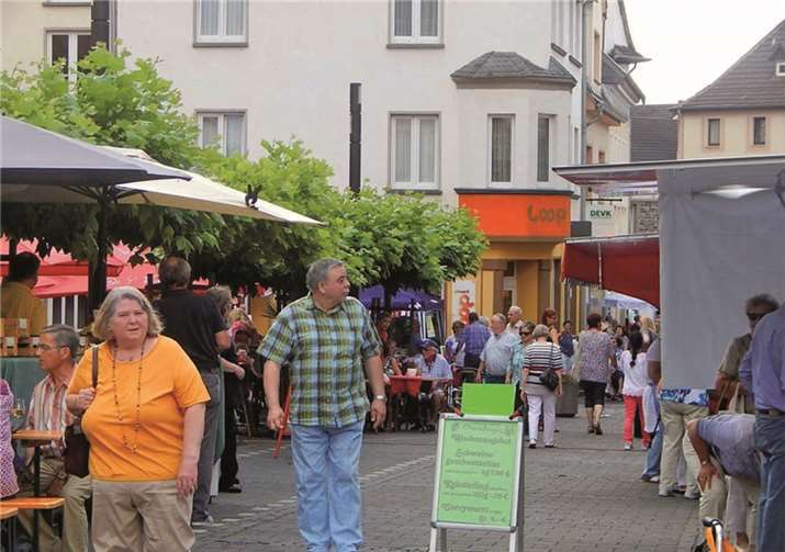 Der Wochenmarkt war wieder gut besucht.