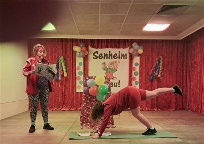 Der Yogavortrag kam gut an.