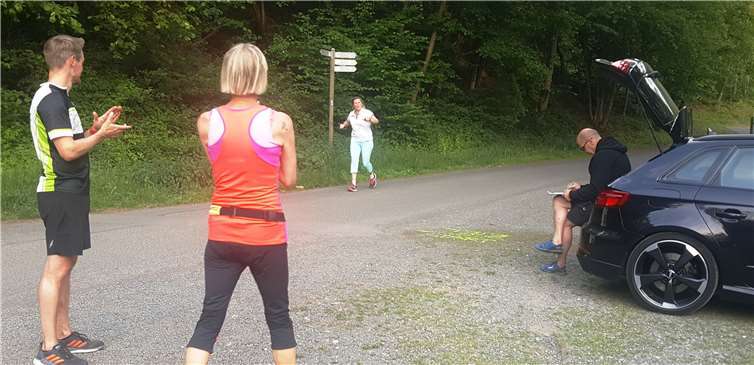 Der Zieleinlauf der Schätz Challenge.Quelle: TuS Ahrweiler