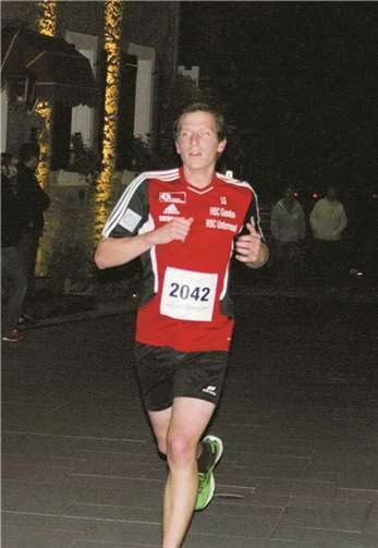 Der Zieleinlauf von Alexander Gödert nach 4500 m.privat