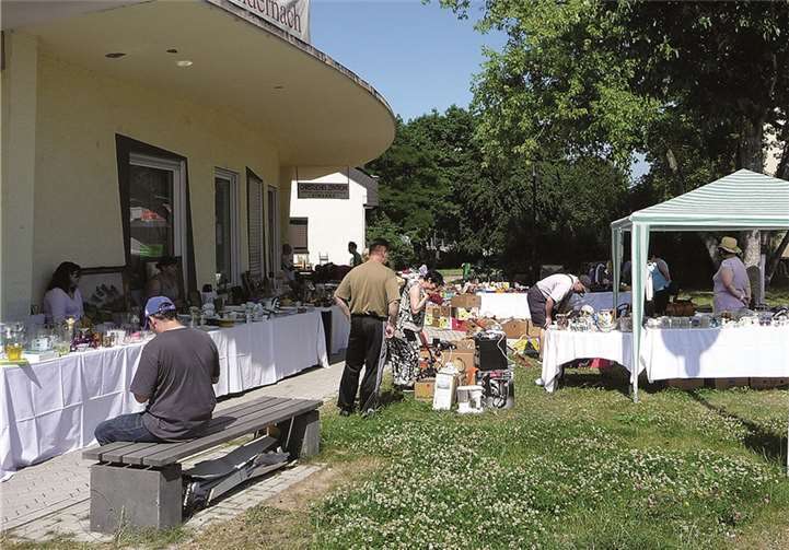 Der Zweck des Flohmarktes wurde durch viele Besucher und Spenden erreicht. privat