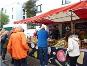 Der Zwibbelsmaat ist einer der größten Märkte der Region. 