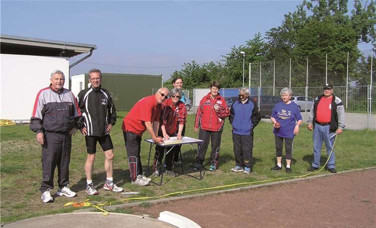 Der aktuelle Trainingsstand wurde genau gemessen. privat