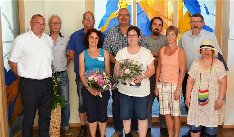 Der aktuelle Vorstand der Sportfreunde Barmherzige Brüder Saffig und Medaillengewinnerin Michaela Süß (erste Reihe, 3. von rechts). privat