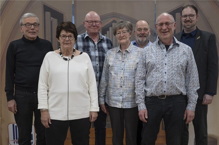 Der aktuelle Vorstand des Förderkreises für Kirchenmusik, Evangelische Kirchengemeinde Neuwied e.V. 