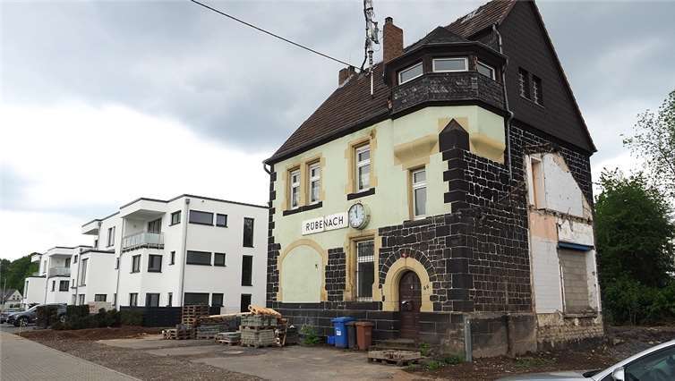 Der alte Bahnhof in Rübenach. Fotos: Herbert Hennes