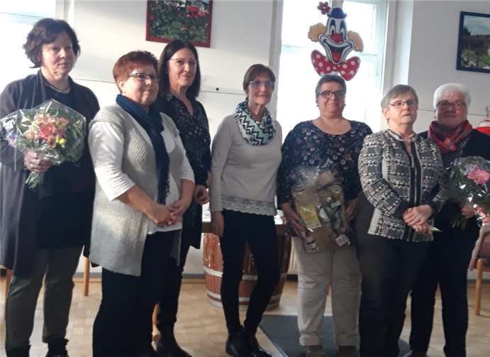 Der alte Vorstand wurde verabschiedet.