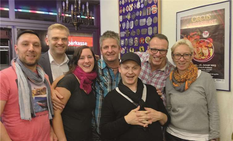 Der „alte „ neue Vorstand: v.l. René Stoll, Christoph Schreck, Julia Suchatzki, Gerhard Lorenz, Frank Eller, Udo Eulgem und Jutta Merle.privat