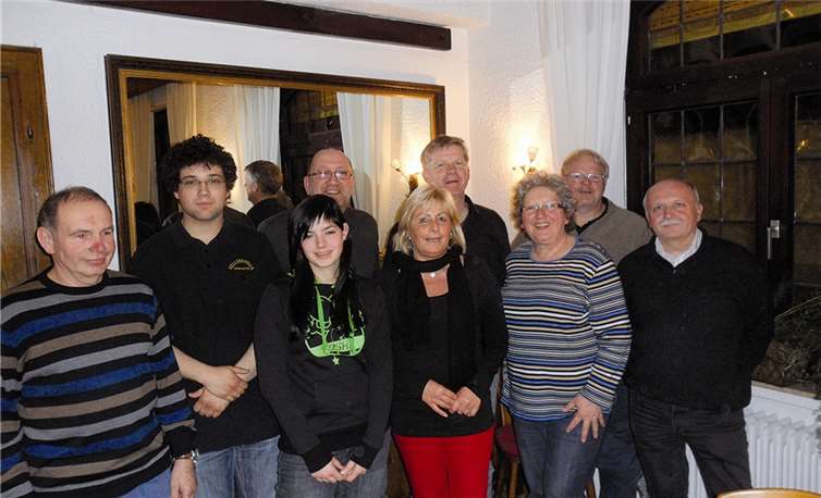 Der alte und neue Vorstand der Heimersheimer Kellerkinder. privat