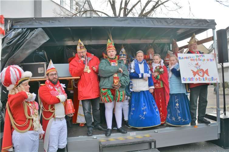 Der amt. Vorsitzende des FRk stellte das Motto für den Zug 2019/20 vor.