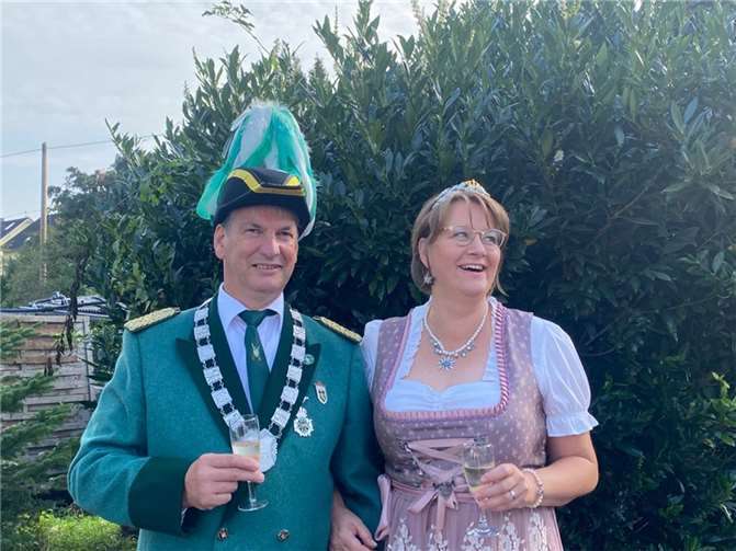 Der amtierende König Hans-Jürgen Koffer.  Foto: privat