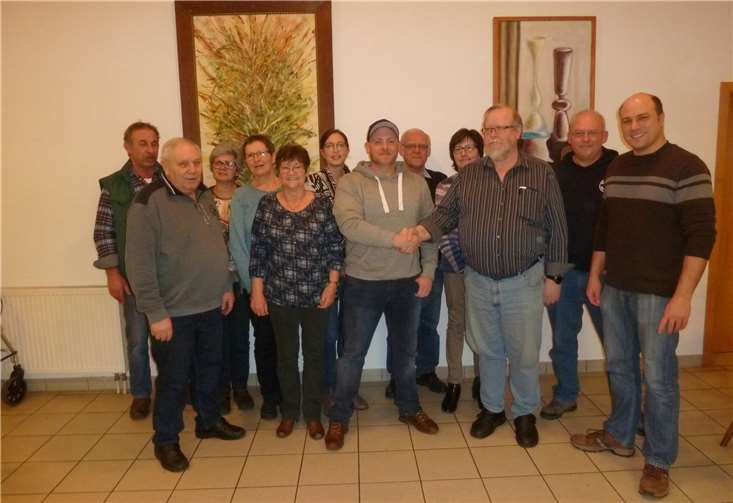 Der amtierende Vorstand (vlnr. Roland Müller, Manfred Jablonski, Edeltraud Eckhard, Maria Böhm, Anita Reutelsterz, Jennifer Junk, Maik Wienpahl, Ulrich Eckhard, Monika Junk, Detlef Osiecki, Joachim Bersching, Christoph Nolden) privat