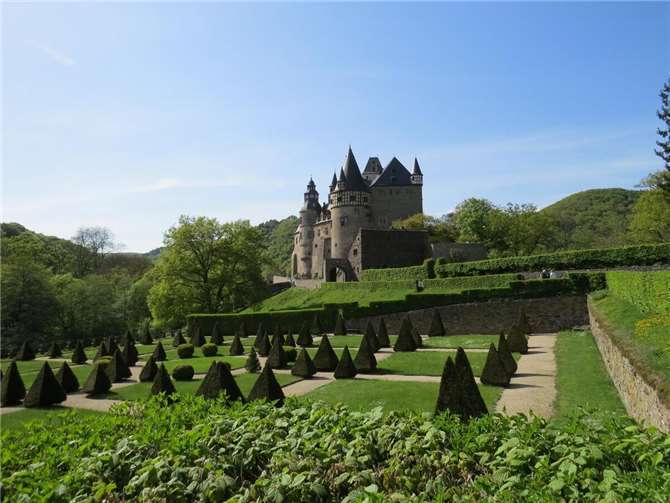 Der barocke Garten am Schloss Bürresheimer.Foto: Svenja Schulze-Entrup