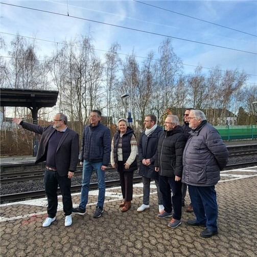 Der barrierefreie Ausbau des Bahnhofs Engers wird gefordert.  Foto: privat