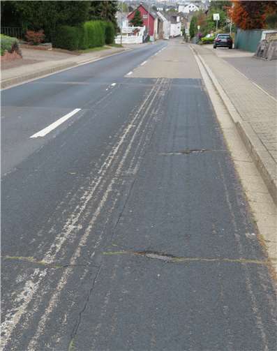 Der bauliche Zustand der K 94 verschlechtert sich zusehends. Foto: Ortsgemeinde Ochtendung