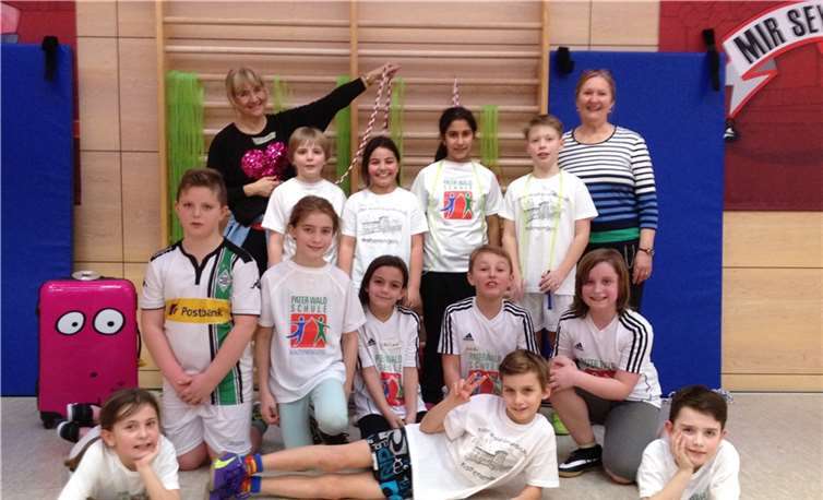 Der „bewegte“ Schultag begeisterte die Kinder. privat