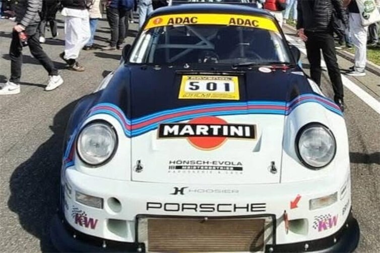 Der bildschöne Martini-Porsche 911 Carrera RSR in der Startaufstellung zum dritten Lauf der DHLM.