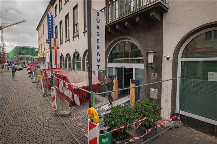 Der bisherige Standort des Koblenzer Bürgeramtes in der Gymnasialstraße wird derzeit umgebaut.  Foto: Stadt Koblenz/Andreas Egenolf