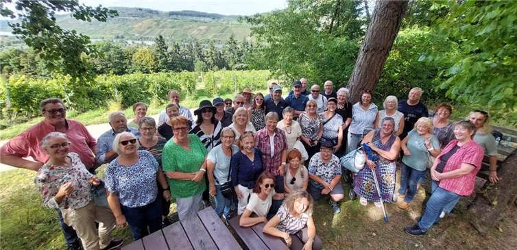 Der diesjährige Vereinsausflug führte mit sehr großer Beteiligung und bei Traumwetter nach Riol an der Mosel. Foto: privat