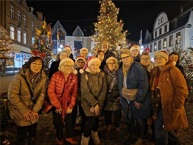 Der diesjährige Weihnachtsmarktbesuch führte die Gymnastikgruppe der Betriebssportgruppe der Rhein-Mosel-Fachklinik Andernach nach Boppard. Foto: privat