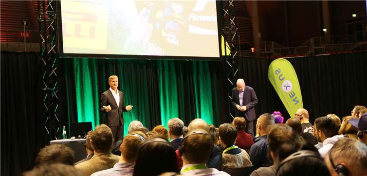 Der ehemalige Formel-1-Rennfahrer David Coulthard und Manager Mark Gallagher eröffneten mit ihrem Vortrag die „NEXUS 2020“. Foto: Nürburgring