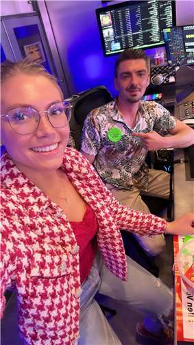 Der engagierte Nachwuchs Mario jun. und seine Schwester Eva.