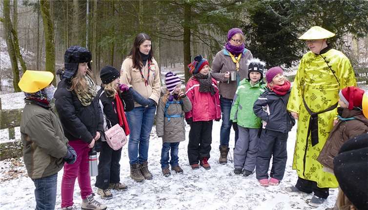 Der entführte Kaiser konnte von den Pfadfindern aufgespürt werden. privat