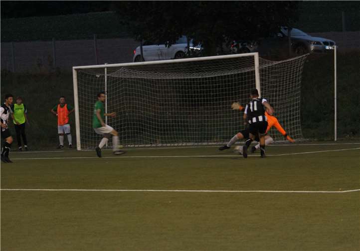 Der entscheidende Pass auf O. Pung vor dem Anschlusstreffer. Privat