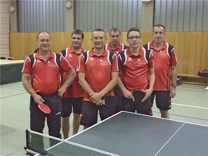 Der erfolgreiche Herbstmeister in der 1. Tischtennis-Kreisliga: die 1. Mannschaft der TTSG Kempenich/Spessart . privat