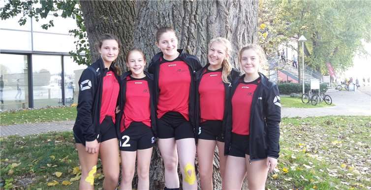 Der erfolgreiche Nachwuchs (von links): Emelie Zimmermann, Franziska Nigbur, Alexandra Schäfer, Henriette Deurer und Selma Eckert.privat