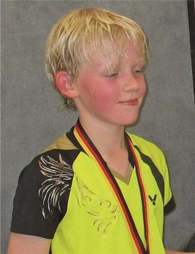 Der erst zehnjährige Robin Levin siegte in der U13.