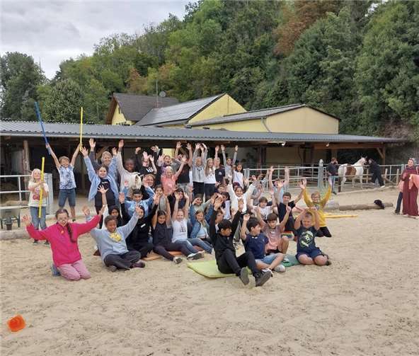 Der erste Ausflug führte auf die Stuxinsel.  Foto: privat