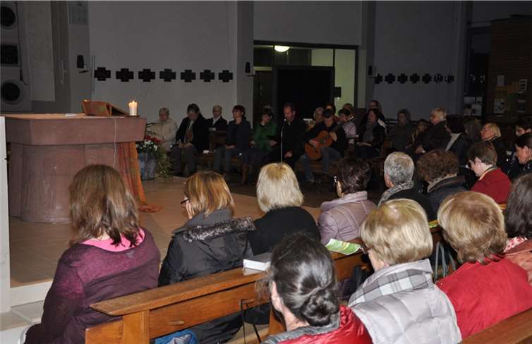 Der erste Evensong war gut besucht. privat