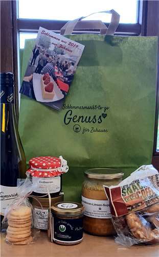 Der erste Schlemmermarkt „to-go“.Foto: Stadtverwaltung