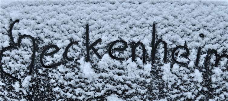 Der erste Schnee ist schon gefallen.Stadt Meckenheim