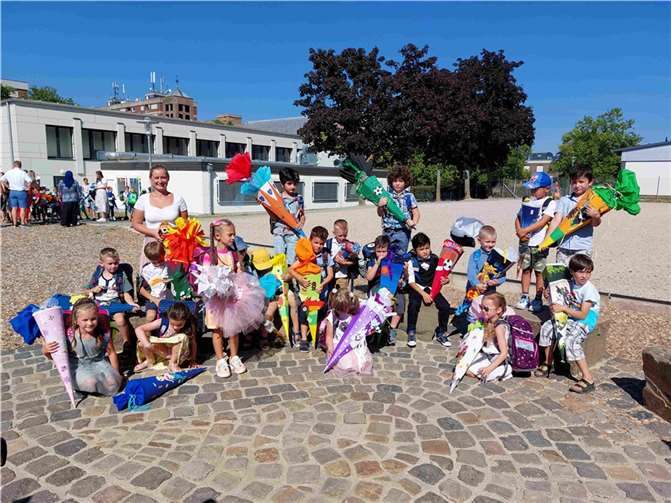 Der erste Schultag konnte beginnen. Quellen: GGS Merl