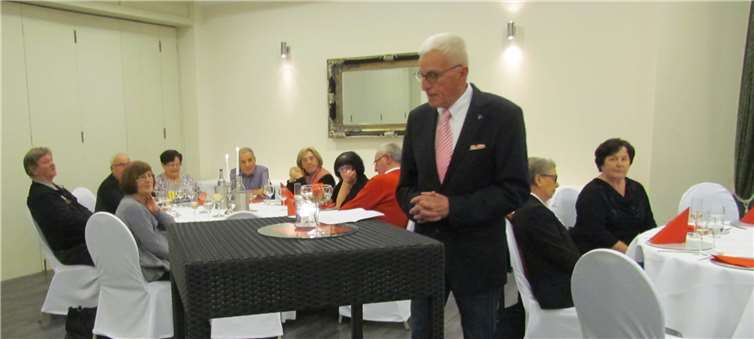 Der erste Vorsitzende Dieter Josko begrüßte die Mitglieder. privat