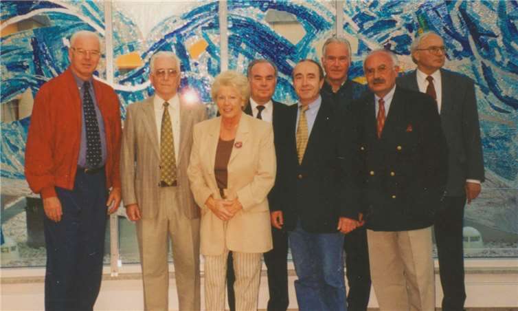 Der erste Vorstand des Vereins im Jahr 1990. Foto: privat