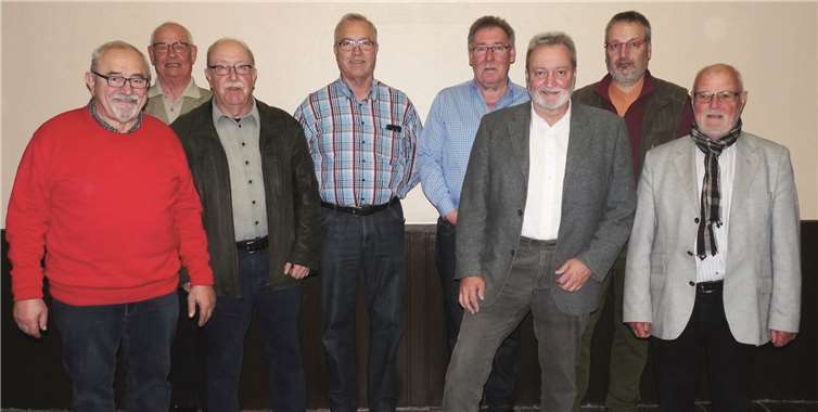 Der frisch gewählte Vorstand.  FRE