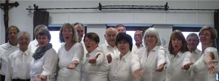 Der gemischte Chor MGV „Melodie“ freut sich auf neue Sängerinnen und Sänger.privat