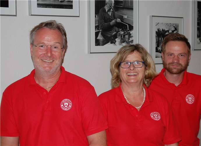 Der geschäftsführende Vorstand des TuS Hilgert freut sich auf das Jubiläumsevent am 22. September.Privat