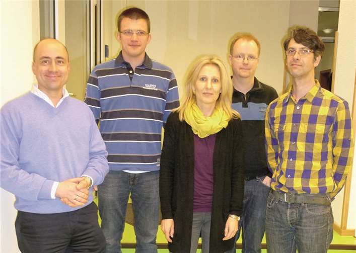 Der geschäftsführende Vorstand (v.l.): Axel Friedrich, Thomas Haas, Katja Machacsek, Frank Korf, Daniel Möhring. privat