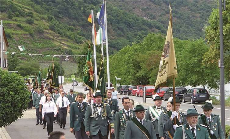 Der große Festumzug war ein Höhepunkt des Festes.  privat
