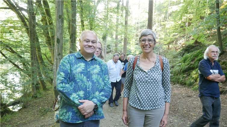 Der grüne Bundestags-Direktkandidat Torsten Klein und die grüne Europa-Abgeordnete Jutta Paulus. Foto: privat