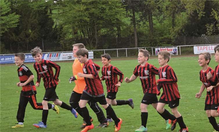 Der häufige Torjubel machte den jungen Fußballern sichtlich Freude. privat