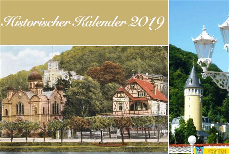 Der historische Kalender 2019 der Bürgerstiftung ist im Druck.privat
